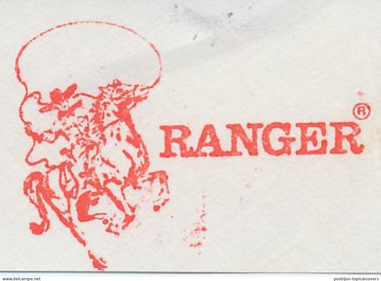 Meter Cut Netherlands 1980 Ranger - Cowboy - Horse - Ippica