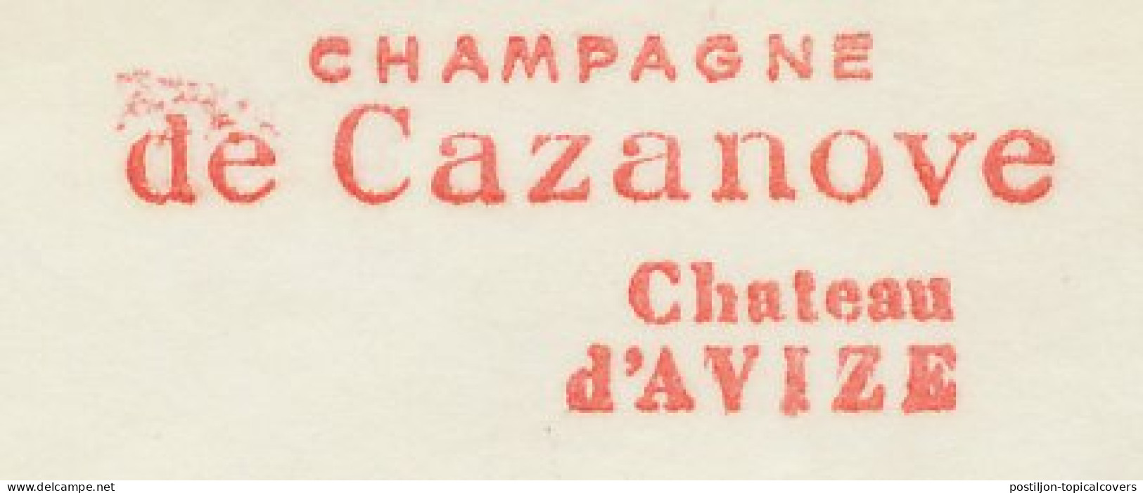 Meter Cut France 1966 Champagne - De Cazanove - Vinos Y Alcoholes