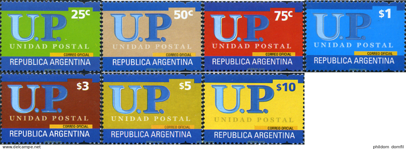 730343 MNH ARGENTINA 2002 UNIDAD POSTAL - Ungebraucht