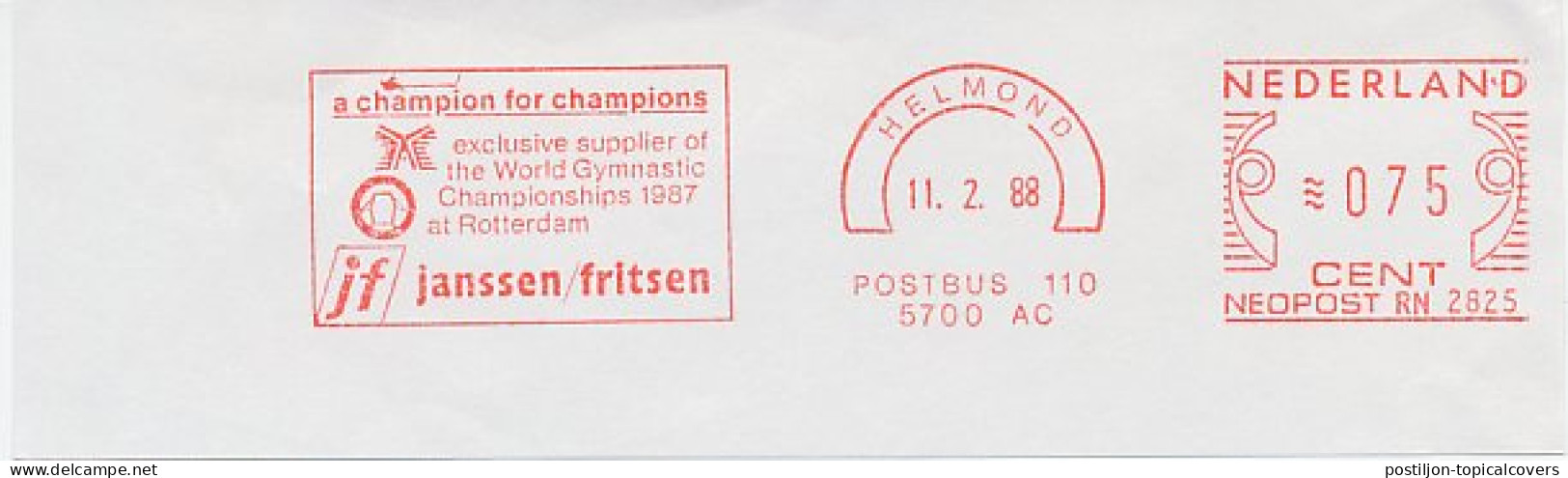 Meter Cut Netherlands 1988 World Gymnastic Championships 1987 Rotterdam  - Other & Unclassified