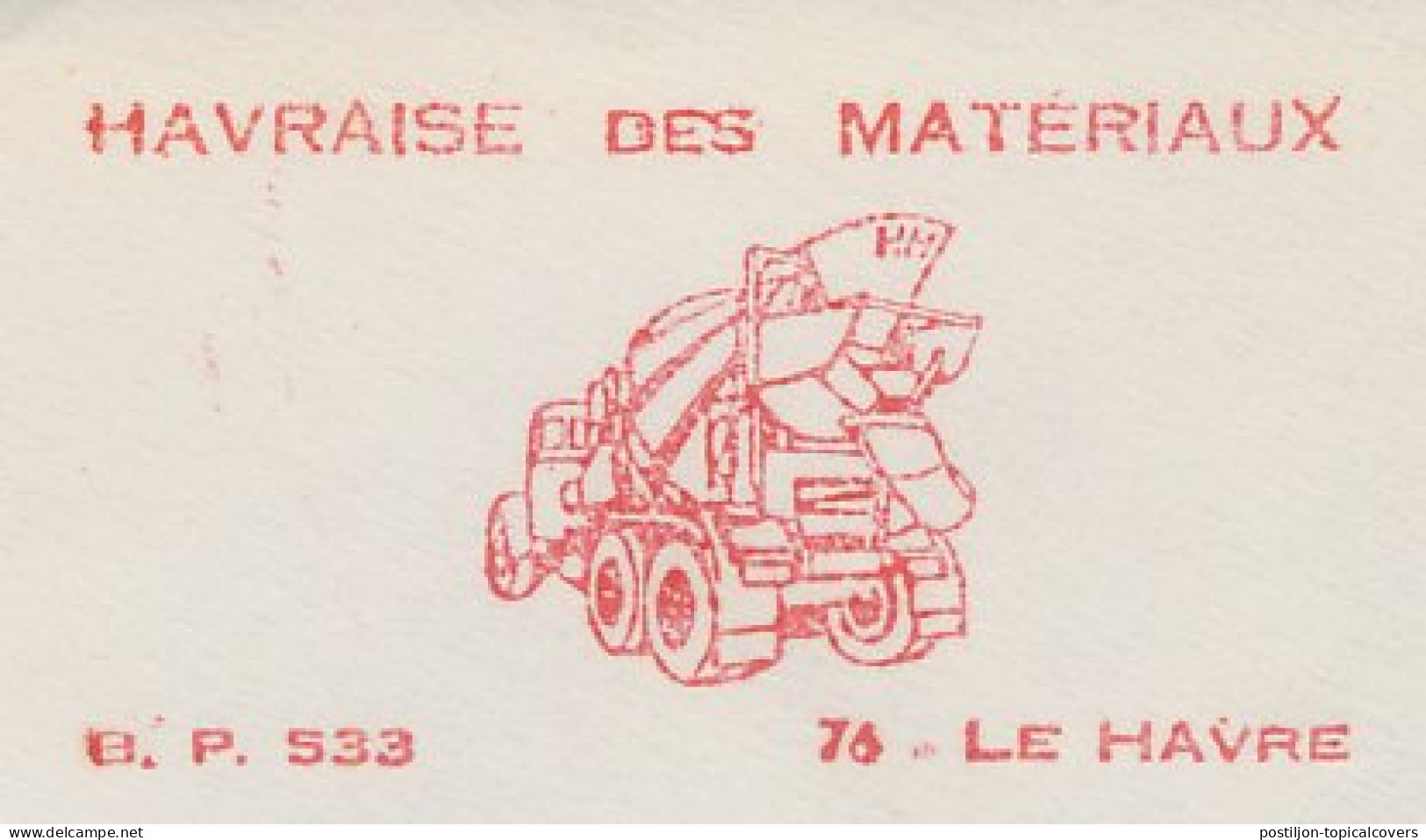 Meter Cut France 1968 Cement Truck - Andere & Zonder Classificatie