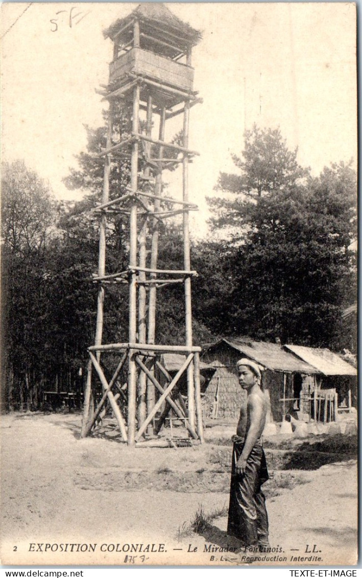 75 PARIS - Exposition Coloniale, Le Mirador Tonkinois  - Expositions