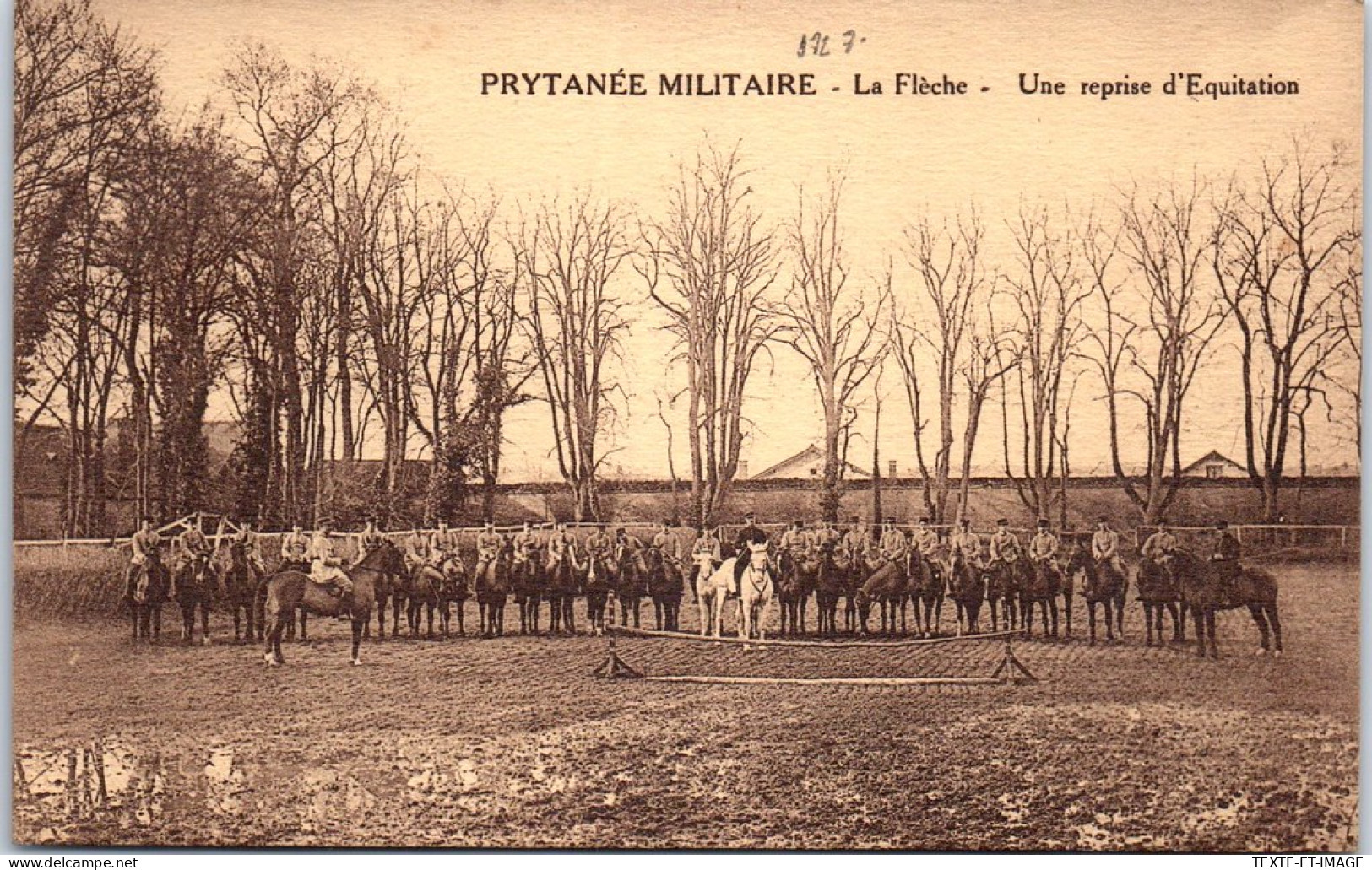 72 LA FLECHE - Le Prytanee, Une Reprise D'equitation  - La Fleche