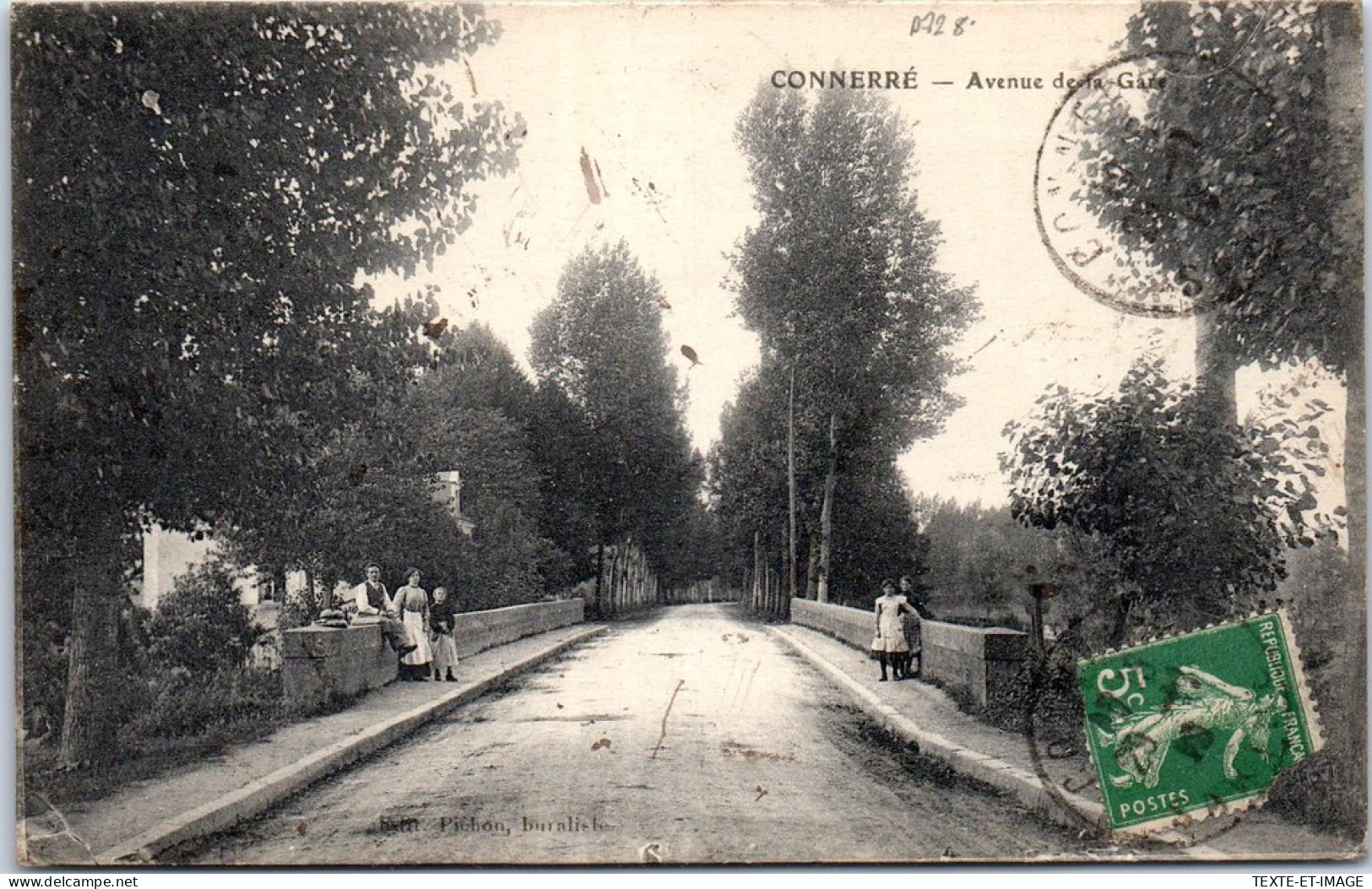 72 CONNERRE - L'avenue De La Gare.  - Connerre