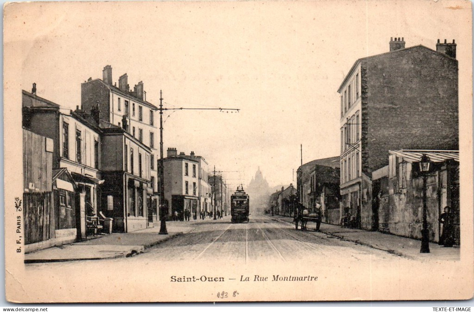 93 SAINT OUEN - La Rue Montmartre  - Saint Ouen