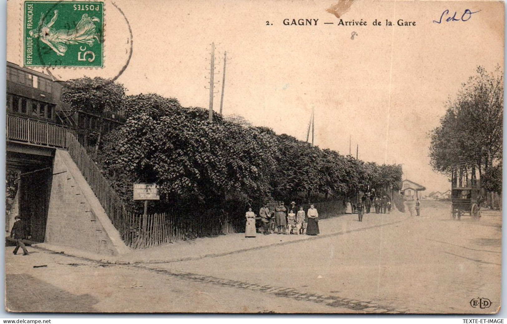 93 GAGNY - L'arrivee De La Gare. - Gagny