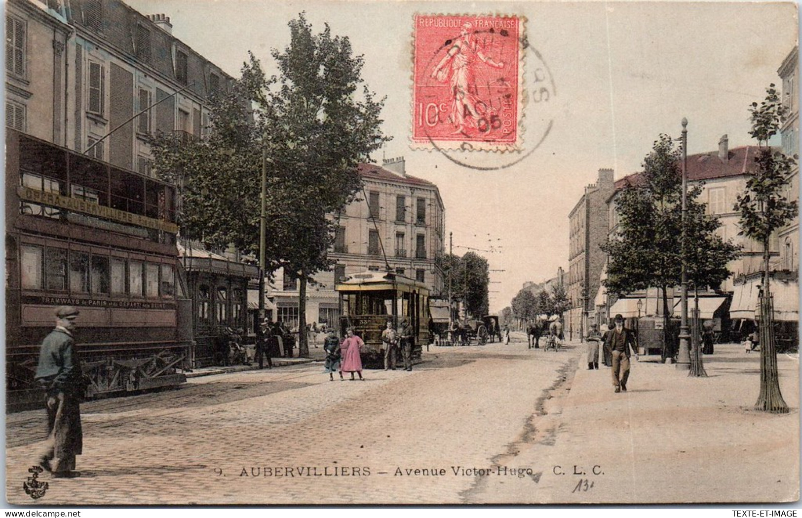 93 AUBERVILLIERS - L'avenue Victor Hugo. - Aubervilliers