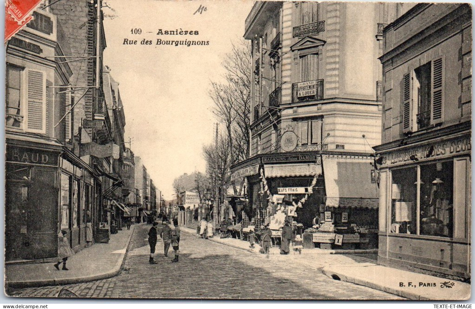 92 ASNIERES SUR SEINE - Rue Des Bourguignons -  - Asnieres Sur Seine
