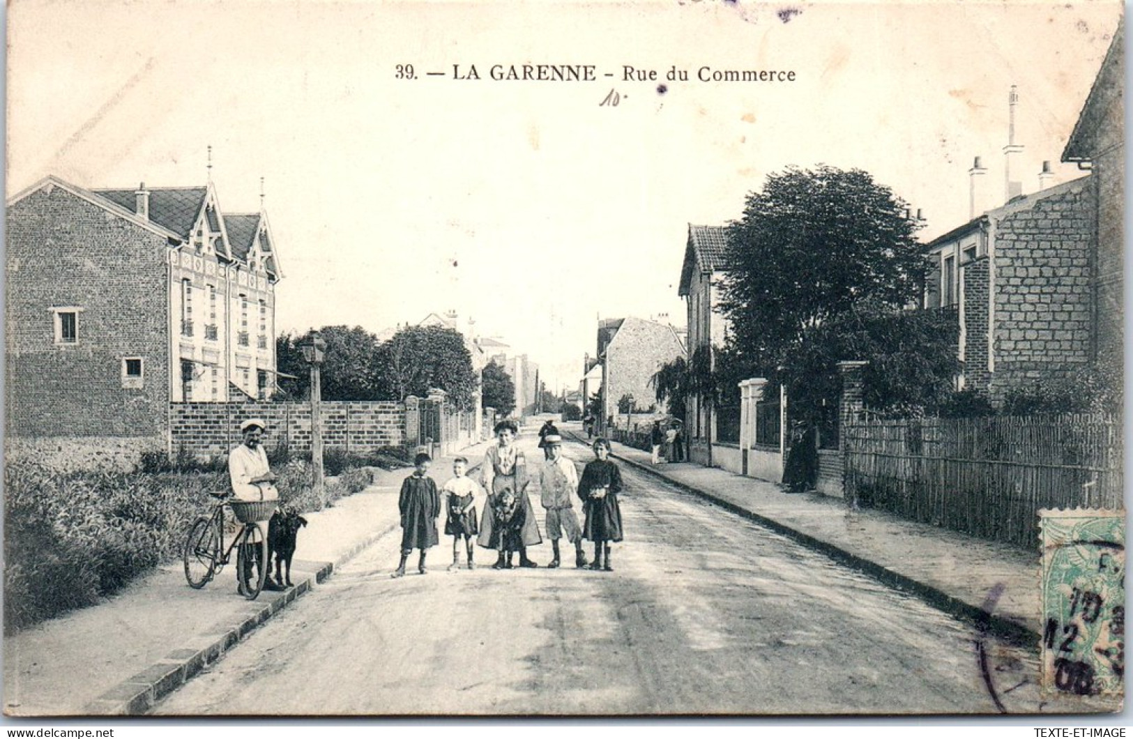 92 LA GARENNE - Perspective Rue Du Commerce.  - La Garenne Colombes
