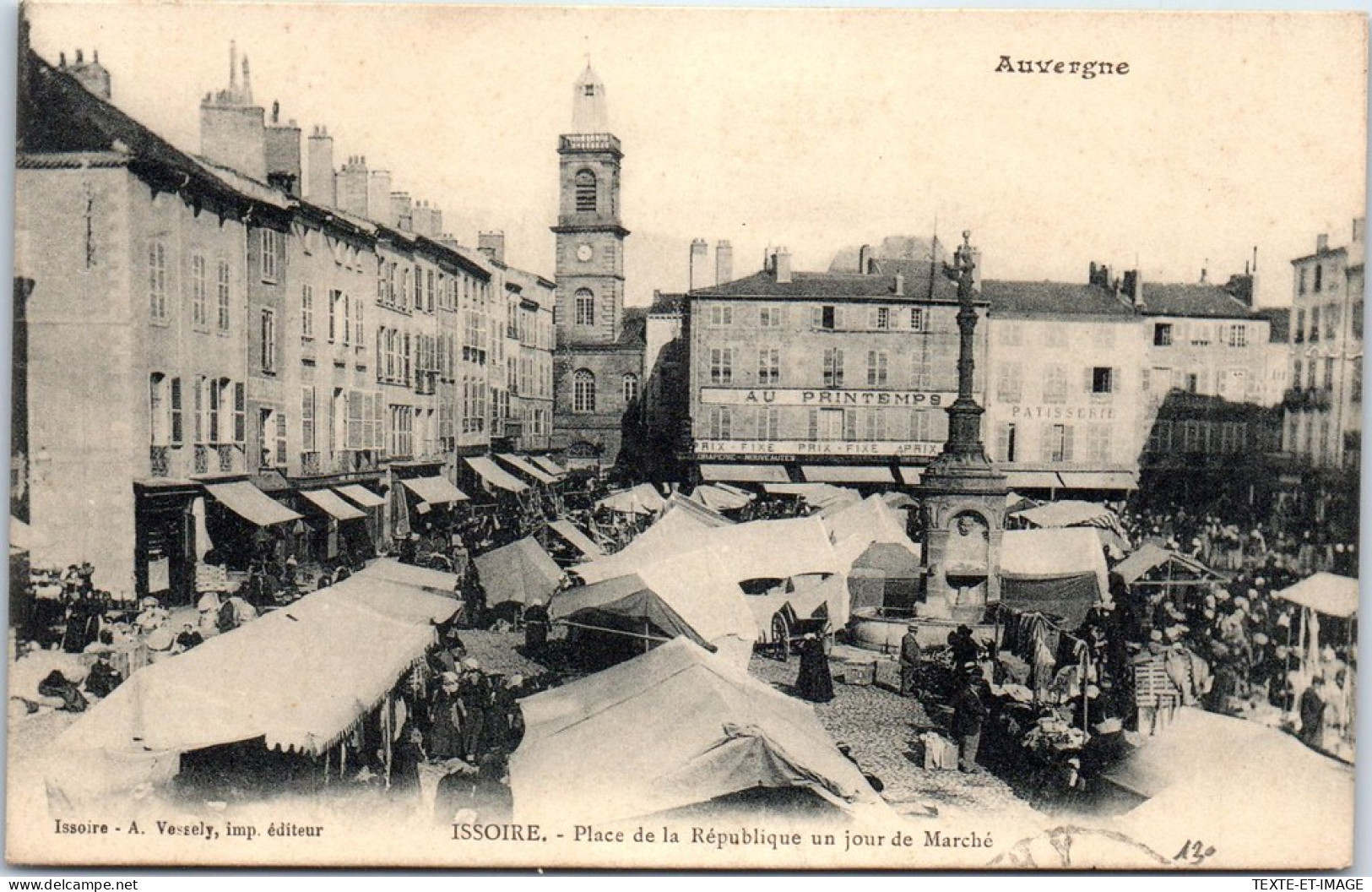 13 ISSOIRE - La Place De La Republique, Jour De Marche  - Sonstige & Ohne Zuordnung