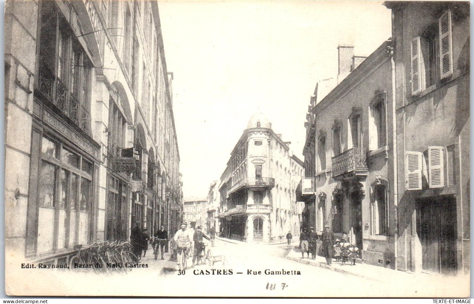 81 CASTRES - Vue De La Rue Gambetta  - Castres