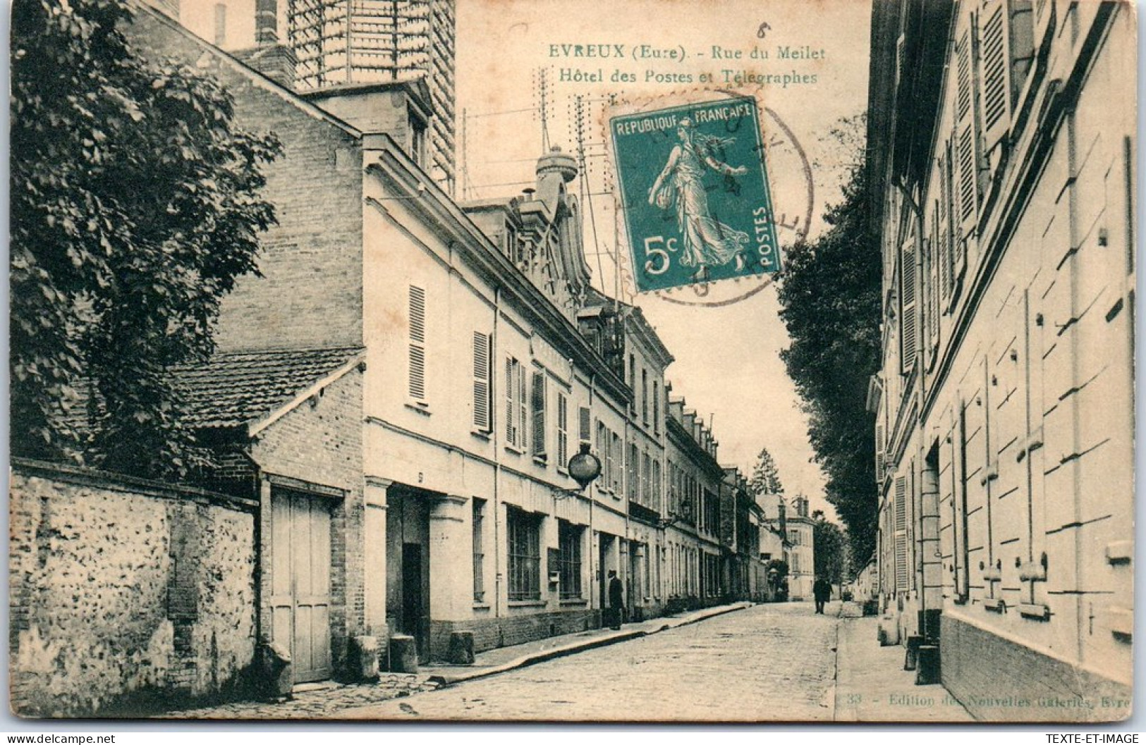 27 EVREUX - Le Bureau De Poste, Rue Meilet  - Evreux