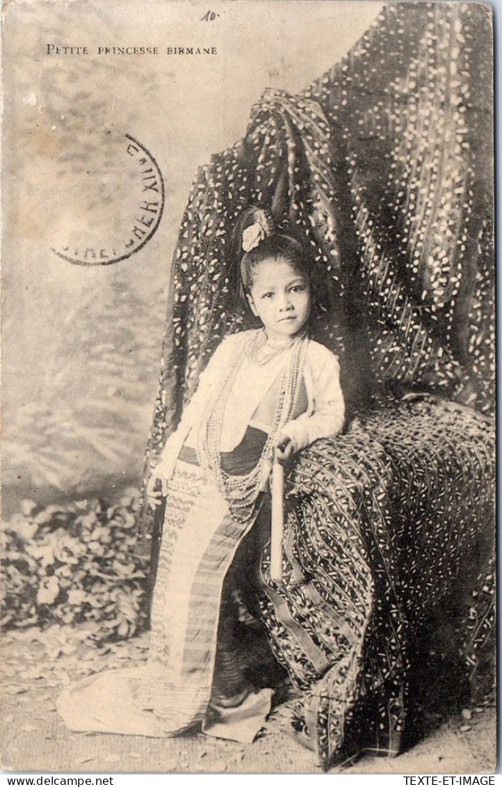 BIRMANIE - Une Petite Princesse Birmane. - Andere & Zonder Classificatie