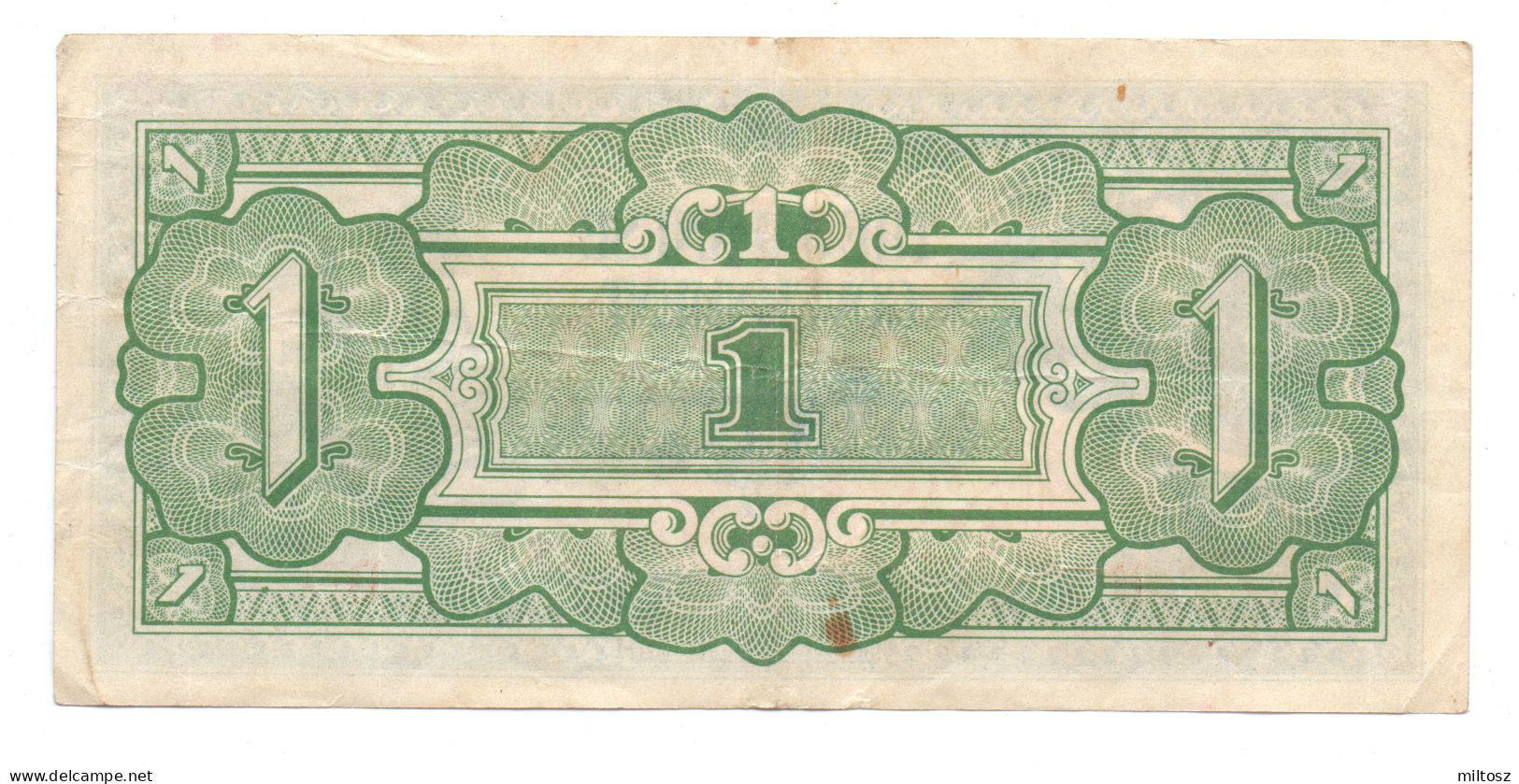 India 1 Rupee 1942 Japanese Occupation WWII - Inde