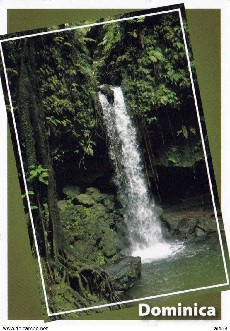 1 AK Dominica * Der Emerald Wasserfall Im Morne Trois Pitons Nationalpark * - Dominique