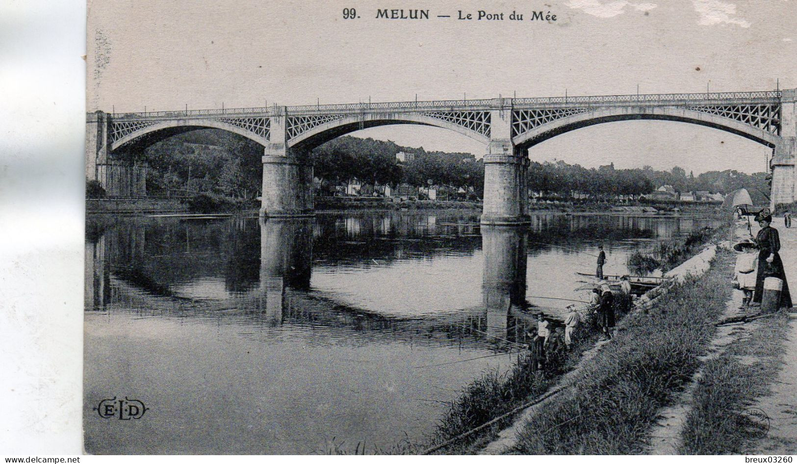 CP- MELUN -   Le Pont Du Mée - - Melun