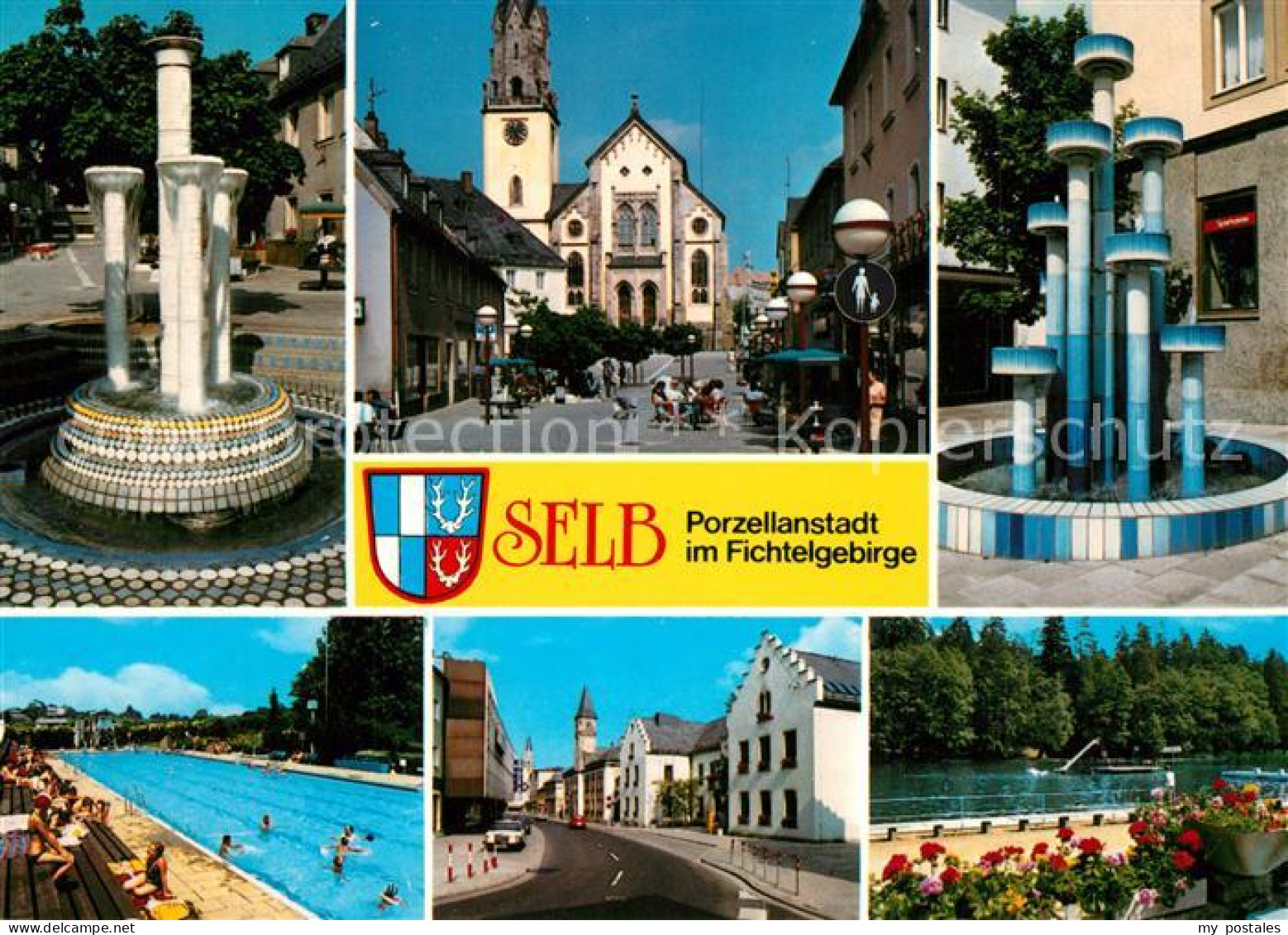 73265354 Selb Porzellanstadt Im Fichtelgebirge Freibad Brunnen  Selb - Selb