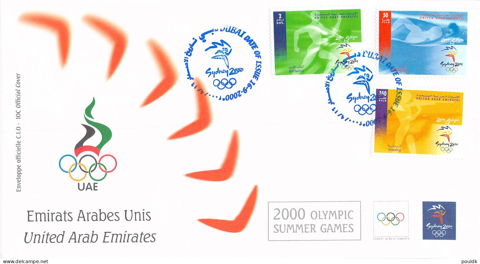 Olympic Games In Sydney 2000 - Ten FDC. Postal Weight Approx 0,09 Kg. Please Read Sales Conditions Under Image Of Lot (0 - Summer 2000: Sydney