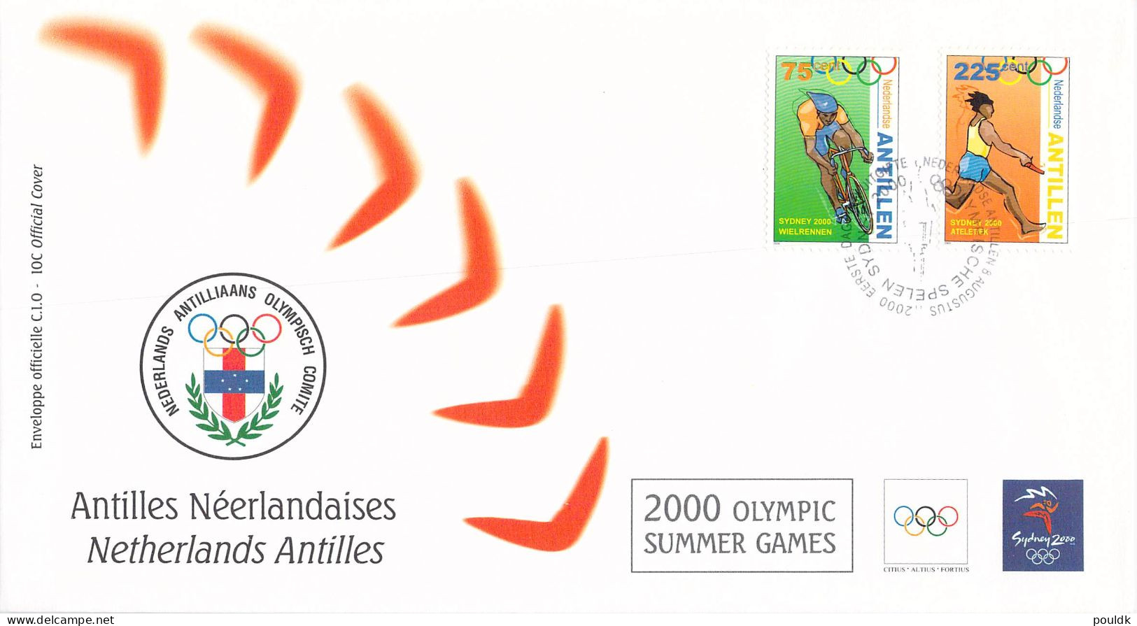 Olympic Games in Sydney 2000 - ten FDC. Postal weight approx 0,09 kg. Please read Sales Conditions under Image of Lot (0