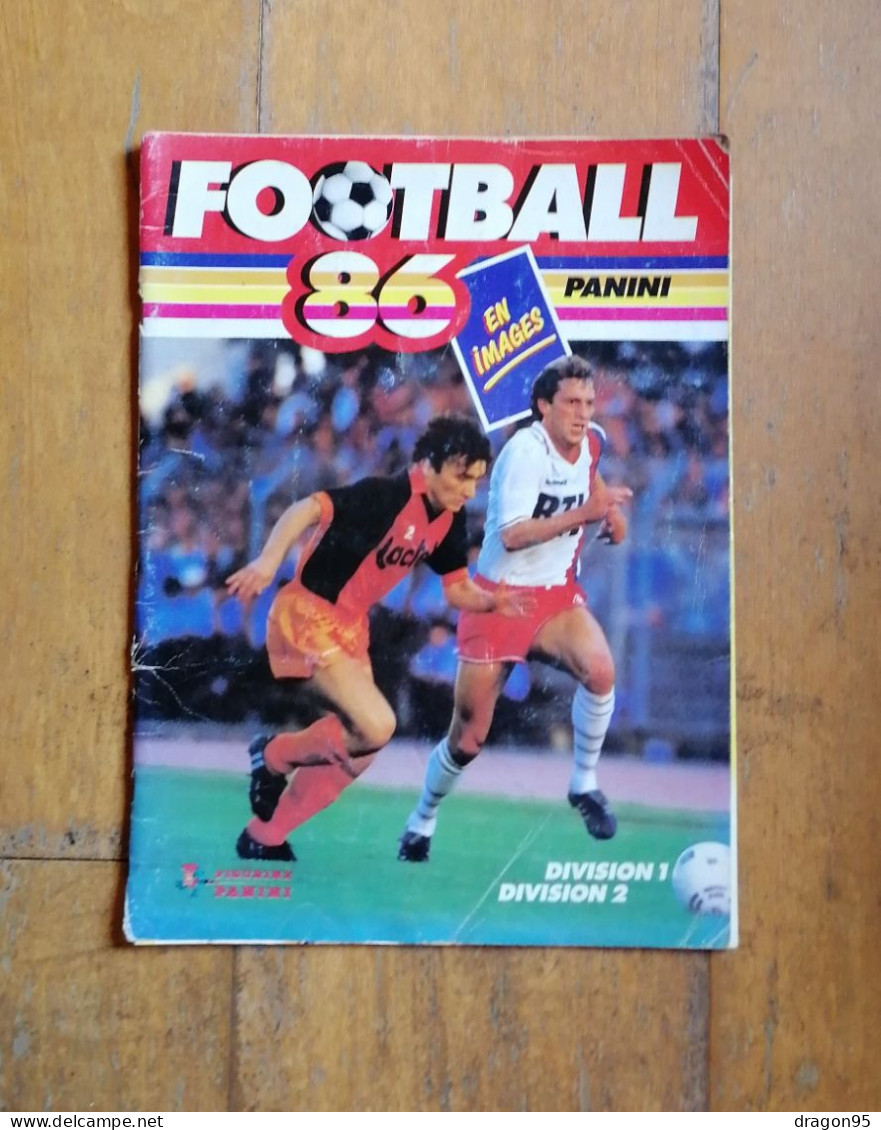 Album Football 86 Panini Avec Poster Et Bon De Commande - Edizione Francese
