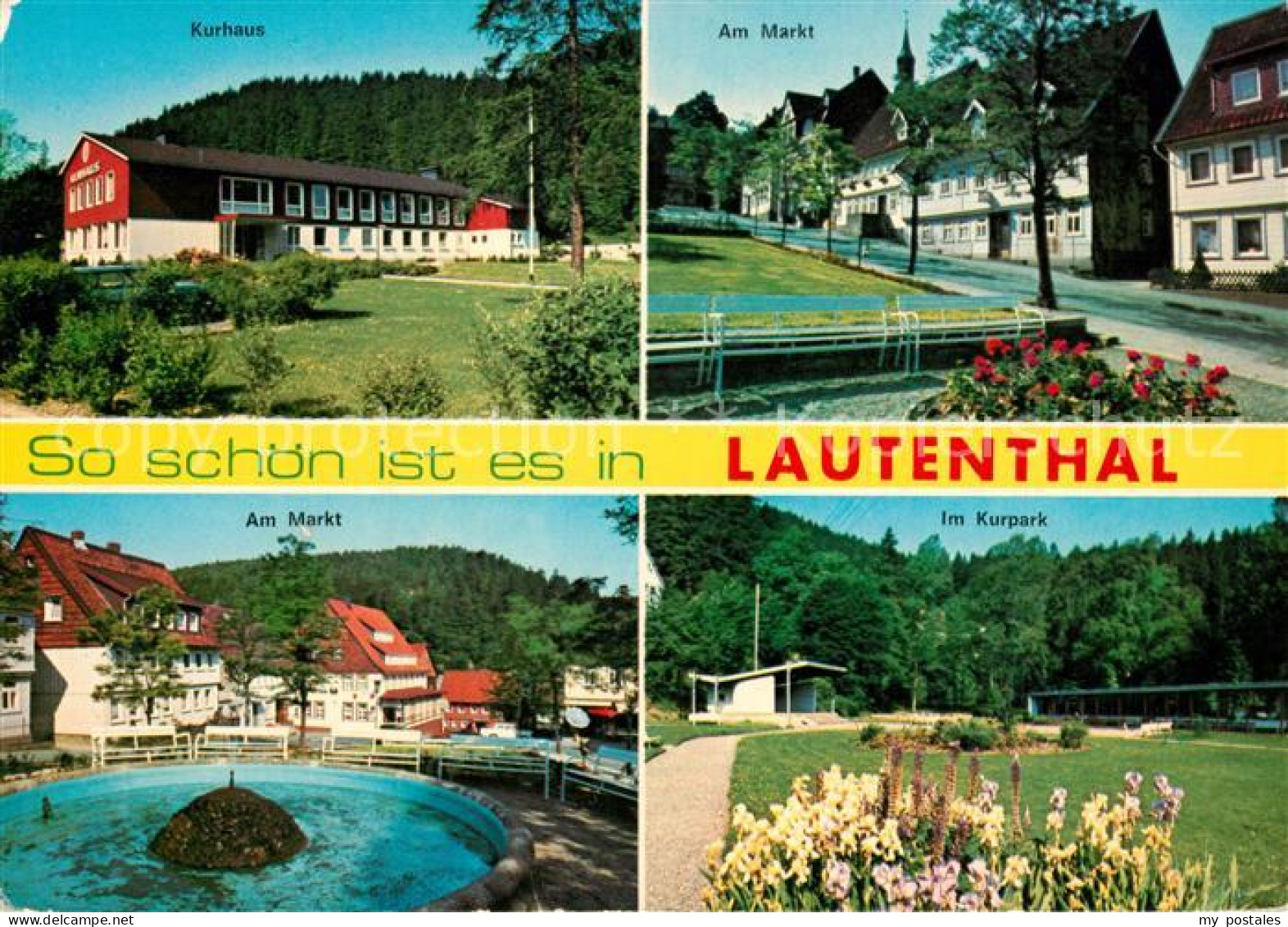 73265299 Lautenthal Harz Kurhaus Markt Brunnen Kurpark Lautenthal Harz - Langelsheim