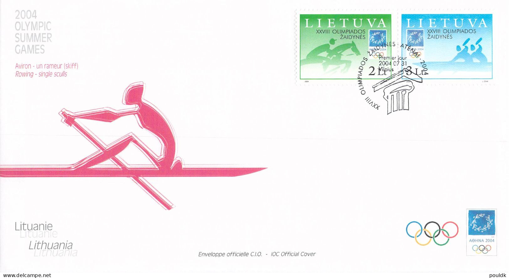 Olympic Games in Athens 2004 - ten FDC. Postal weight approx 0,09 kg. Please read Sales Conditions under Image of Lot (0