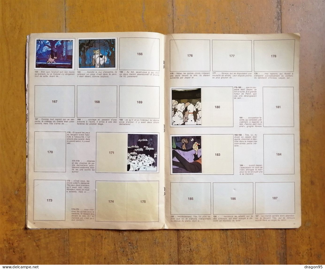 Album Les 101 Dalmatiens Panini Vintage - Französische Ausgabe
