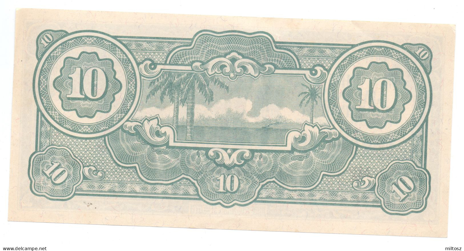 Malaysia 10 Dollars 1942 Japanese Occupation WWII - Malaysie