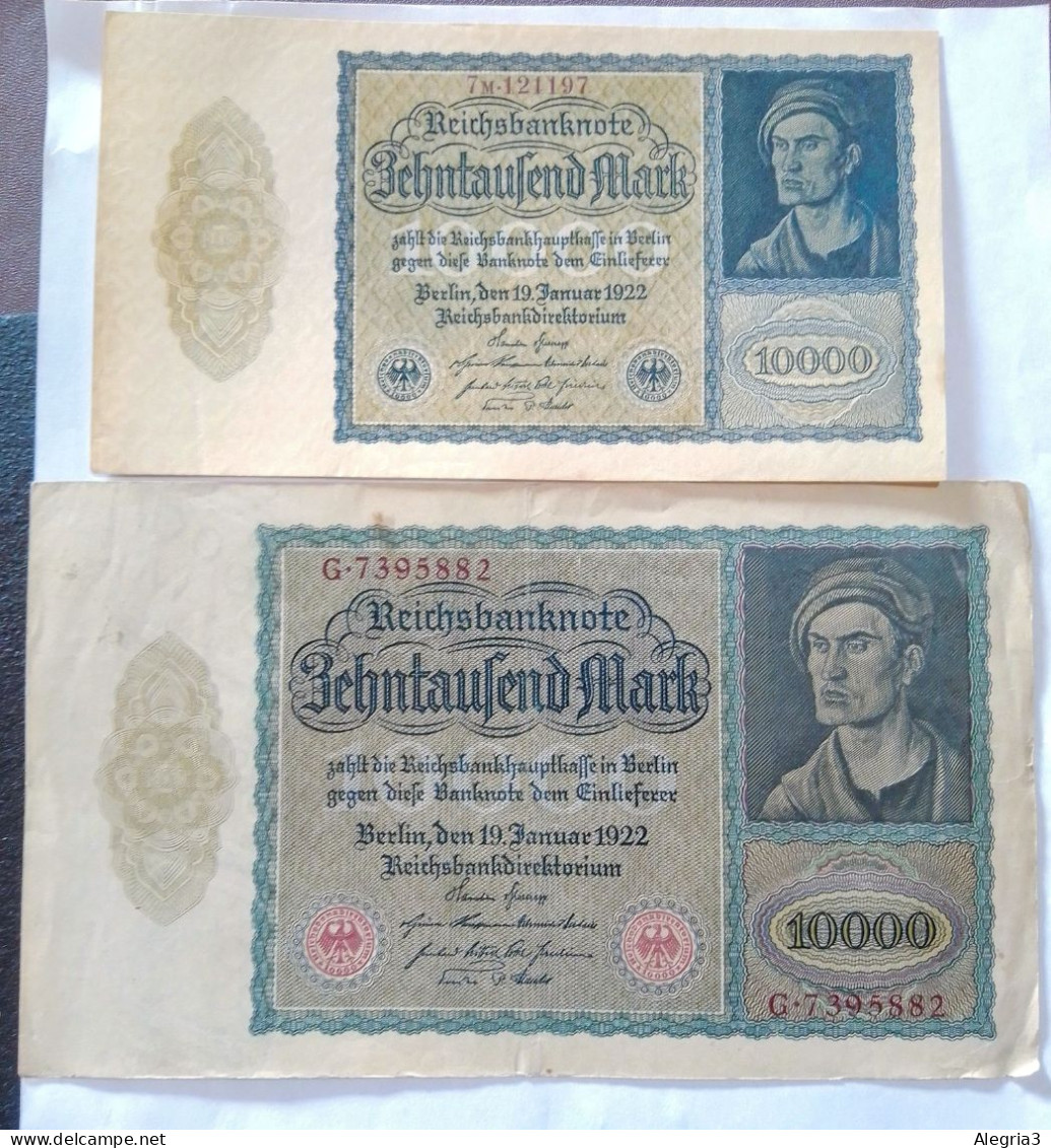 Alemania 1922 Set - 10.000 Mark