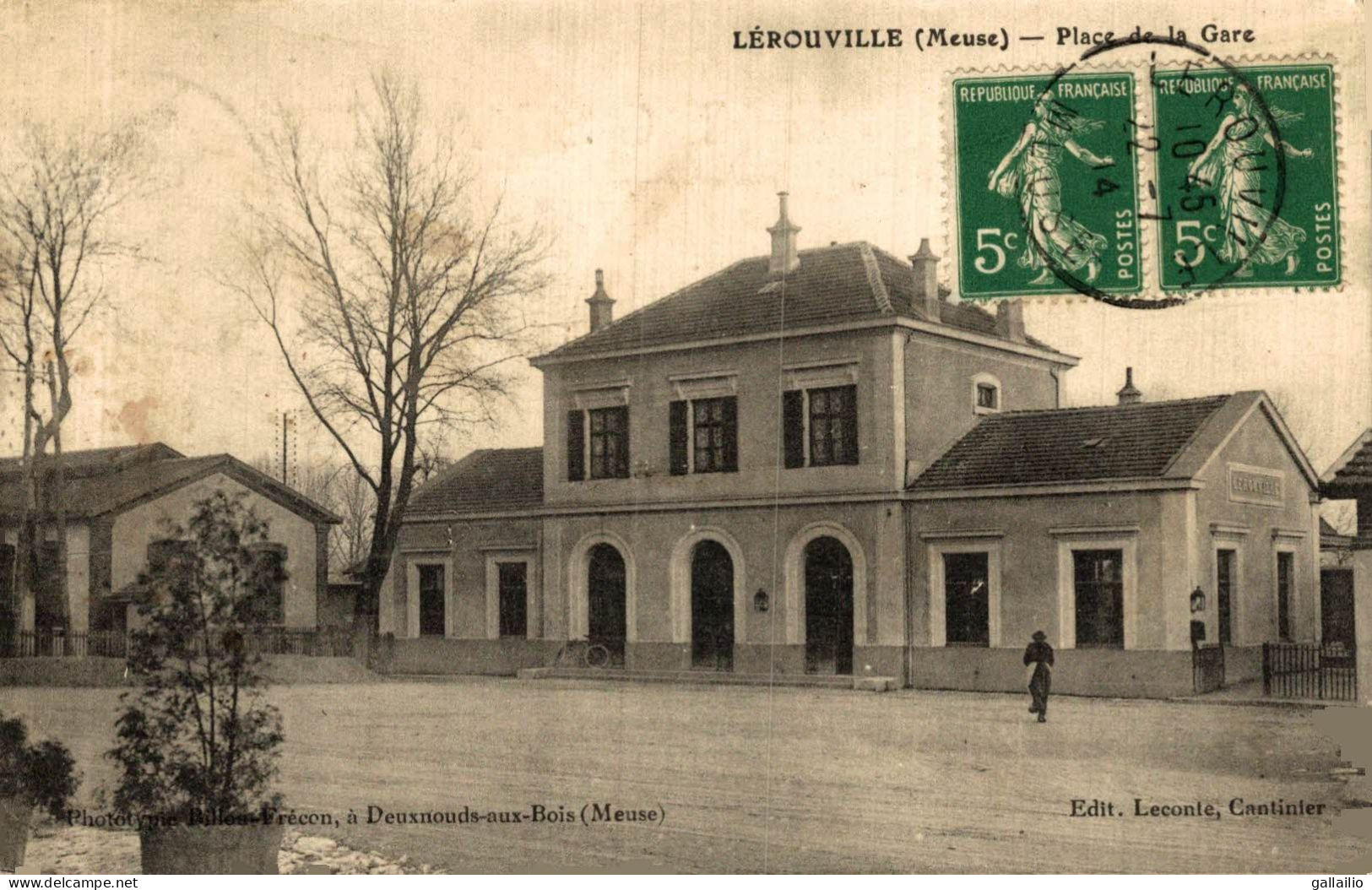 LEROUVILLE PLACE DE LA GARE - Lerouville