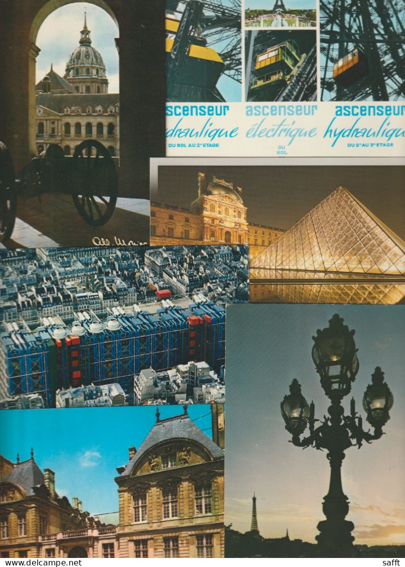 Lot Mit 129 Ansichtskarten Paris Querbeet - 5 - 99 Postcards