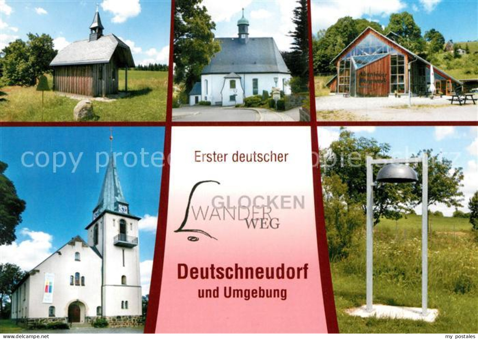 73264888 Deutschneudorf Oberlochmuehle Kapelle Kirche Huthaus Haeuerglocke Glock - Deutschneudorf