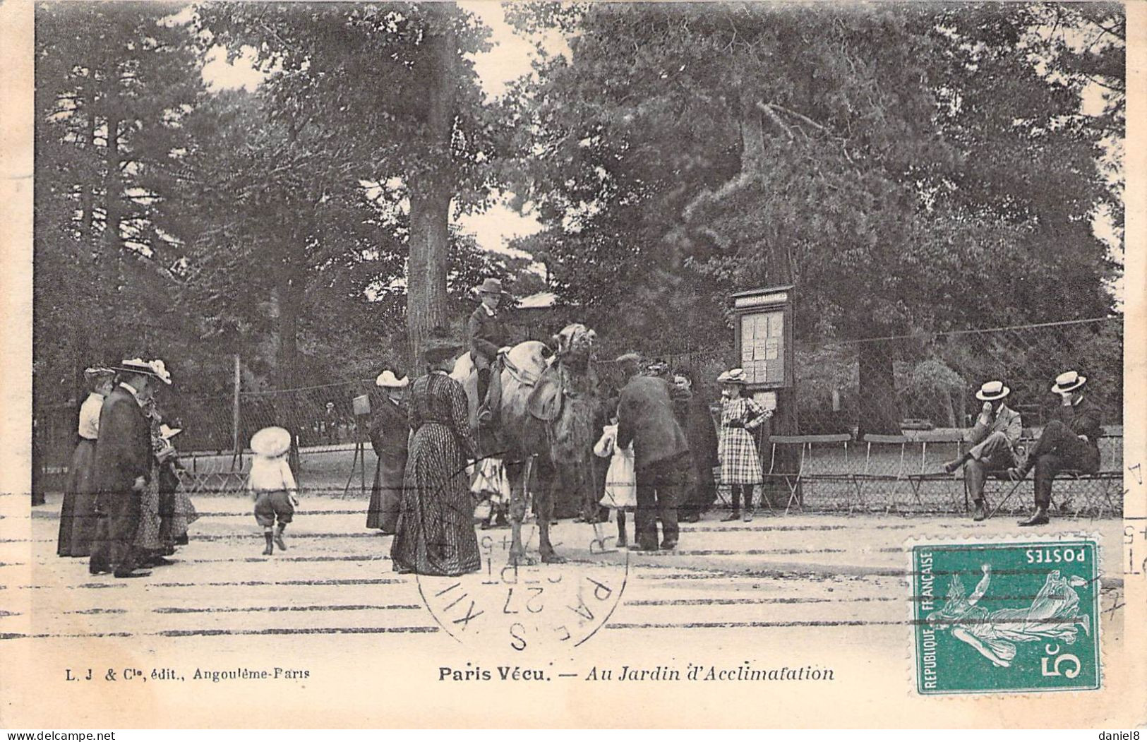 PARIS VECU -  N°46   Au Jardin D'acclimatation - Lotes Y Colecciones