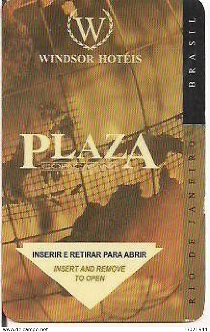 BRASILE KEY HOTEL  Windsor Plaza Copacabana Hotel - Hotelsleutels (kaarten)