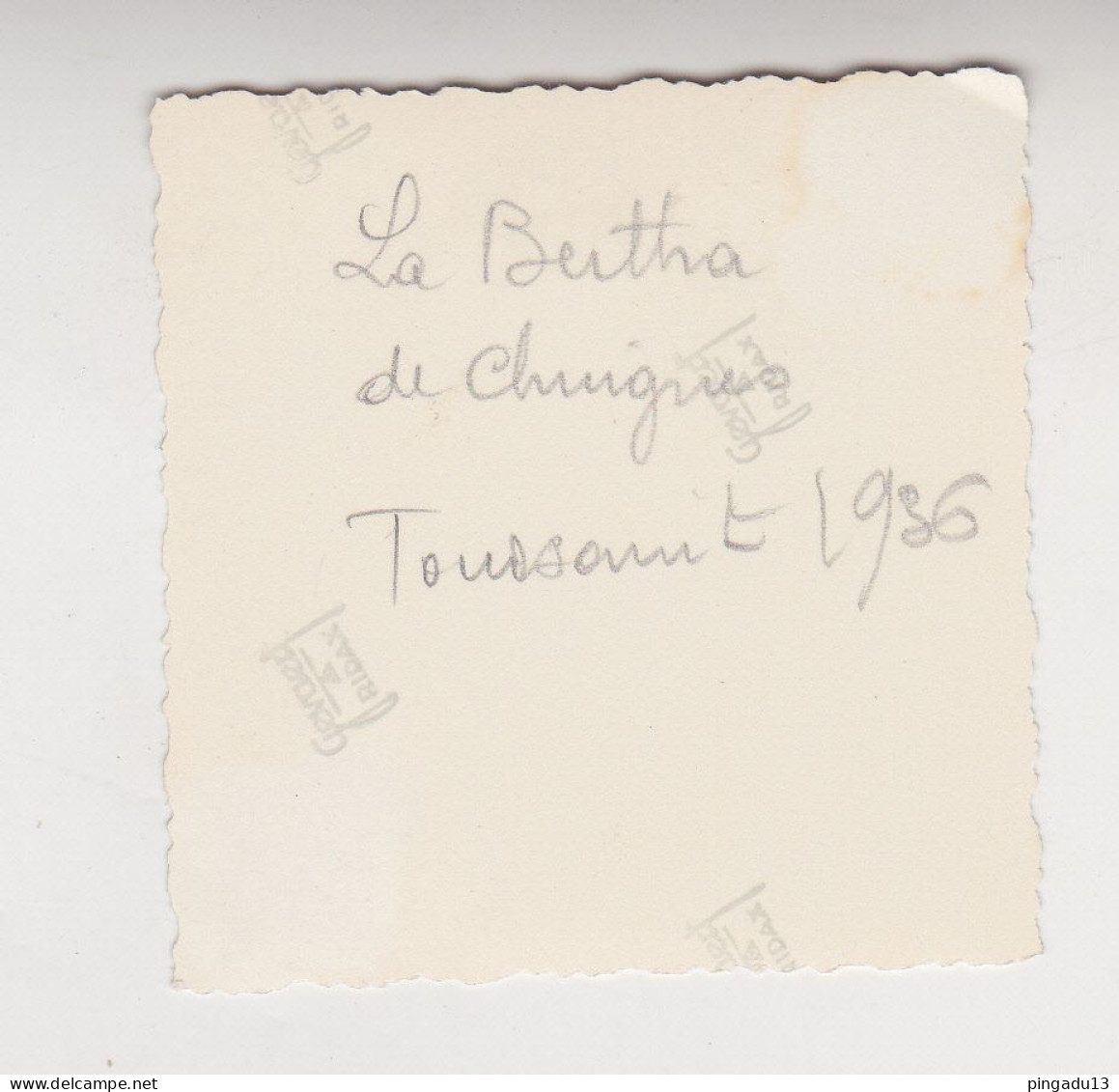 Fixe WW1 Famille Visitant La Bertha De Chuignes Toussaint 1936 - 1914-18