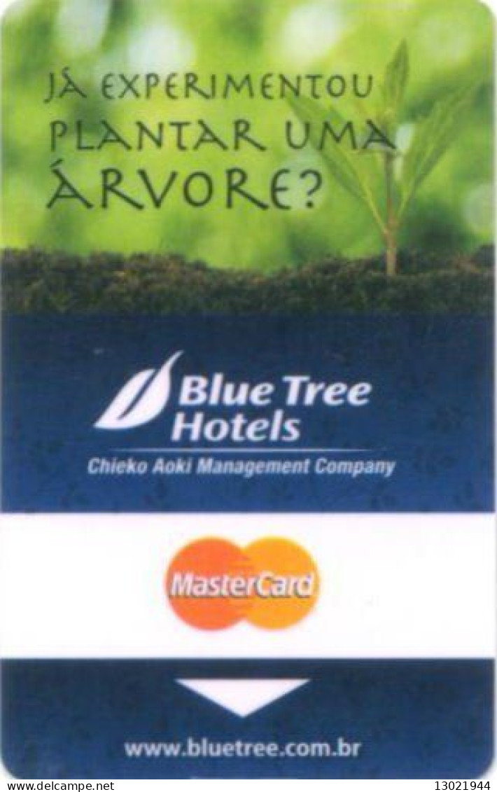 BRASILE KEY HOTEL  Blue Tree Hotels - Já Experimentou - Hotel Keycards