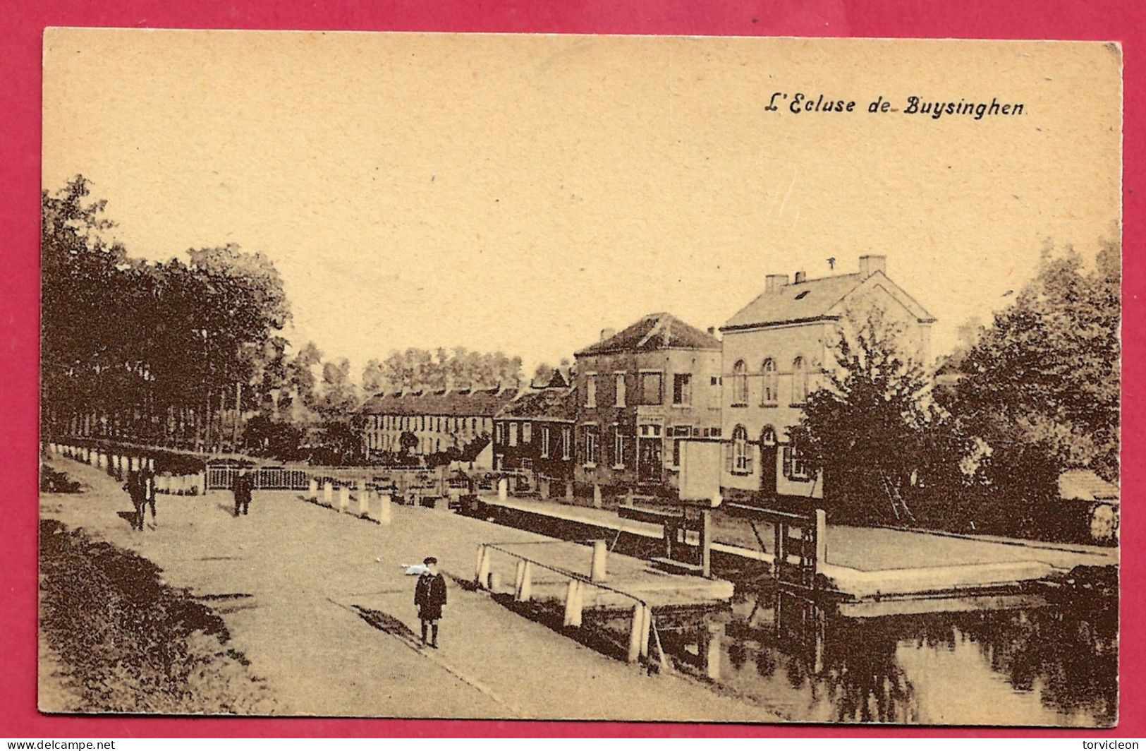 C.P. Buizingen  = L'  Ecluse  Sur  Le  Canal  Bruxelles  Charleroi - Halle