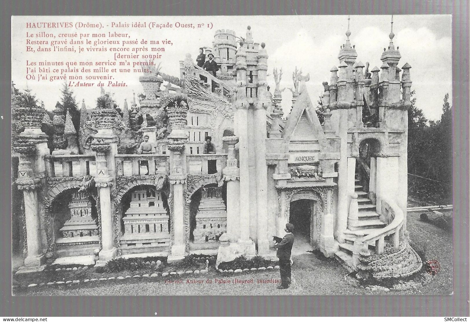 Hauterives, Palais Idéal, Façade Ouest N°1 Et 2 (13765) - Hauterives