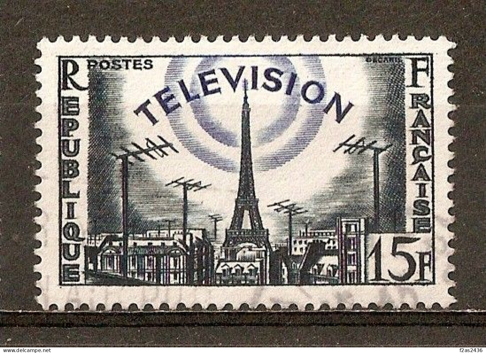 1955 - La Télévision - Tour Eiffel Et Antennes - N°1022 - Gebraucht