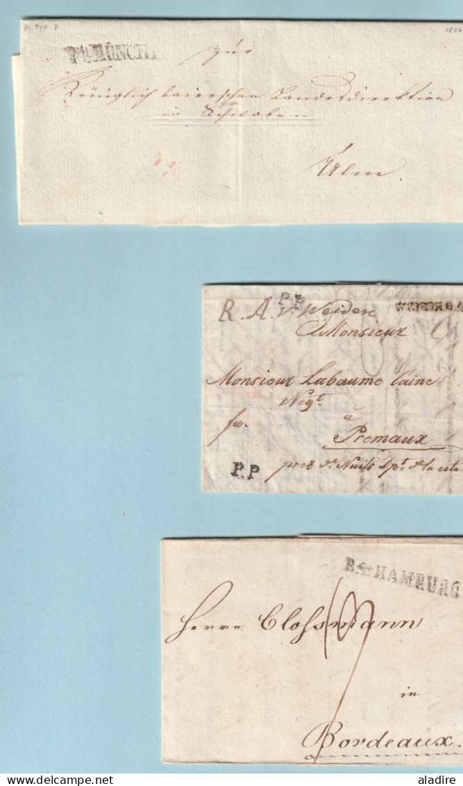 19e  Siècle - 1806 / 1839 - Petite Collection De 22 Lettres Pliées D' ALLEMAGNE -  Scans - Verzamelingen