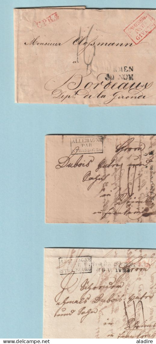 19e  Siècle - 1806 / 1839 - Petite Collection De 22 Lettres Pliées D' ALLEMAGNE -  Scans - Collections