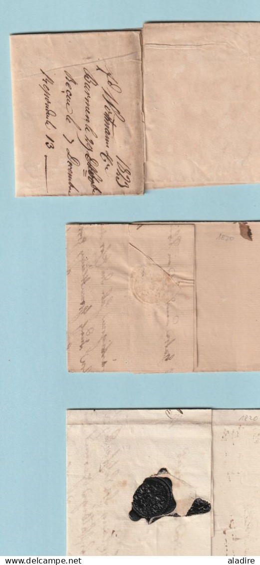 19e  Siècle - 1806 / 1839 - Petite Collection De 22 Lettres Pliées D' ALLEMAGNE -  Scans - Collections