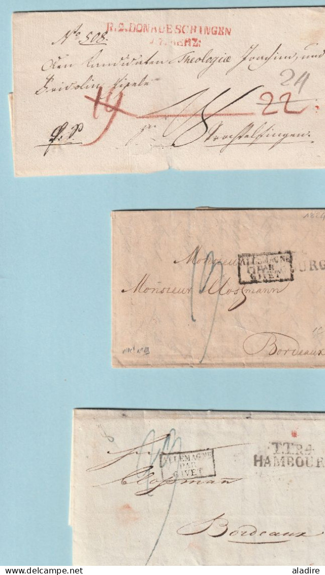 19e  Siècle - 1806 / 1839 - Petite Collection De 22 Lettres Pliées D' ALLEMAGNE -  Scans - Verzamelingen
