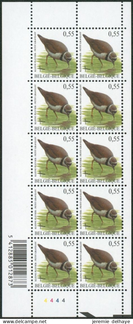 Collection / Collectie BUZIN (Oiseaux / Vogels) - Petit Feuillet F3267** (MNH) Planche, Plaatnummer 4 - 2001-2010