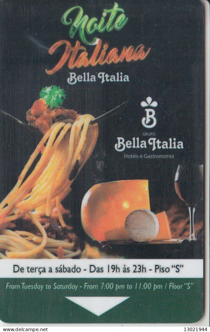 BRASILE KEY HOTEL  Grupo Bella Italia Hotéis E Gastronomia - Hotel Keycards