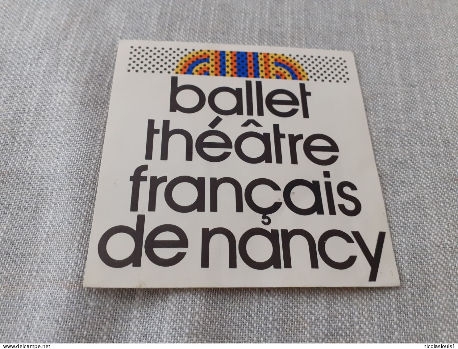 Autocollant Ballet Théâtre Français De Nancy - Stickers