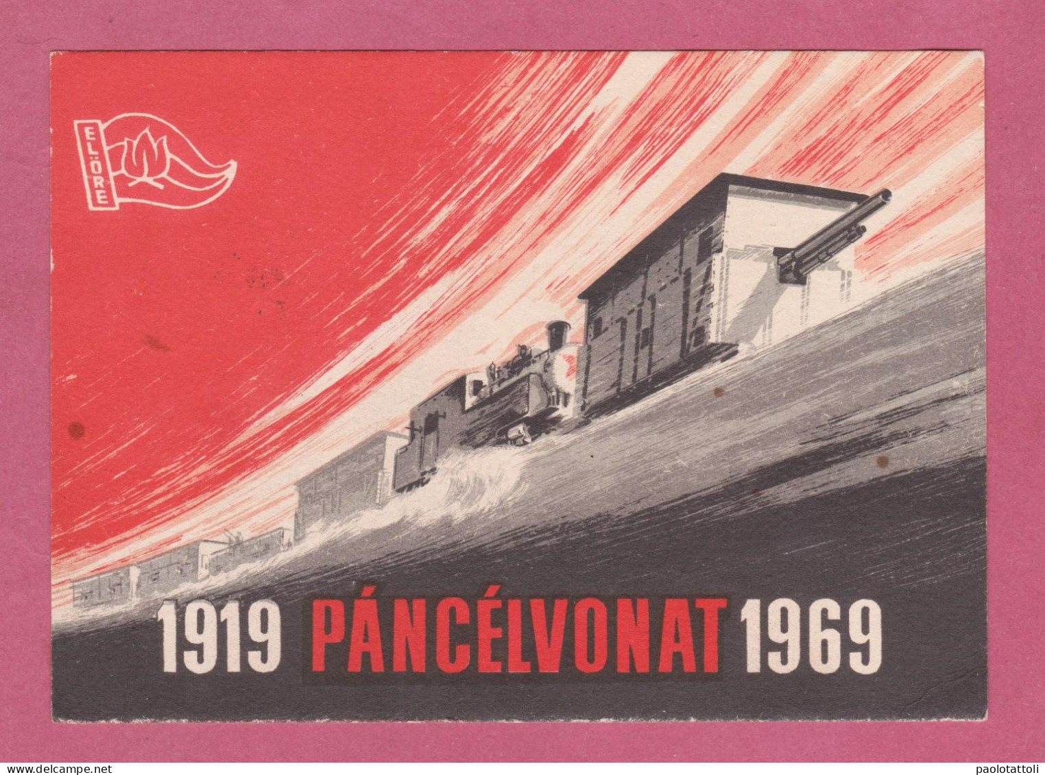 Magyar, Unghery- Treno Corazzato- Armored Train.  Politics Propaganda-   50TH Anniversary Of The Hungaryan Council - Partis Politiques & élections