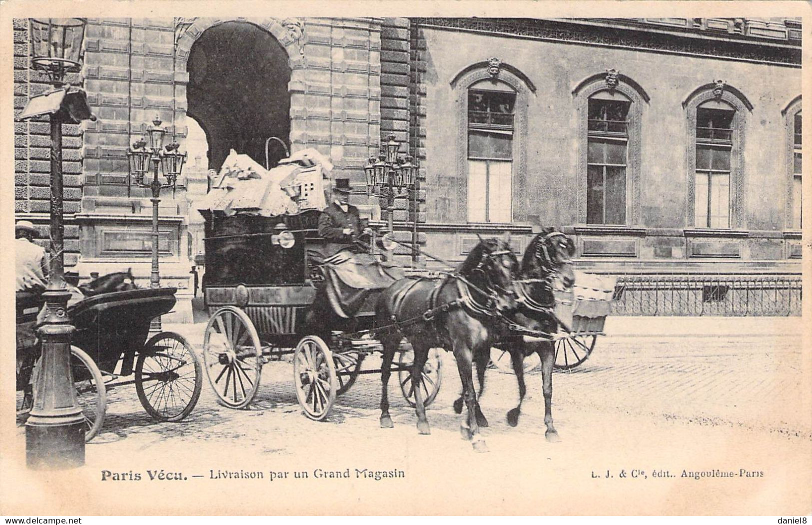 PARIS VECU -  N°60    Livraison Par Un Grand Magasin - Sets And Collections