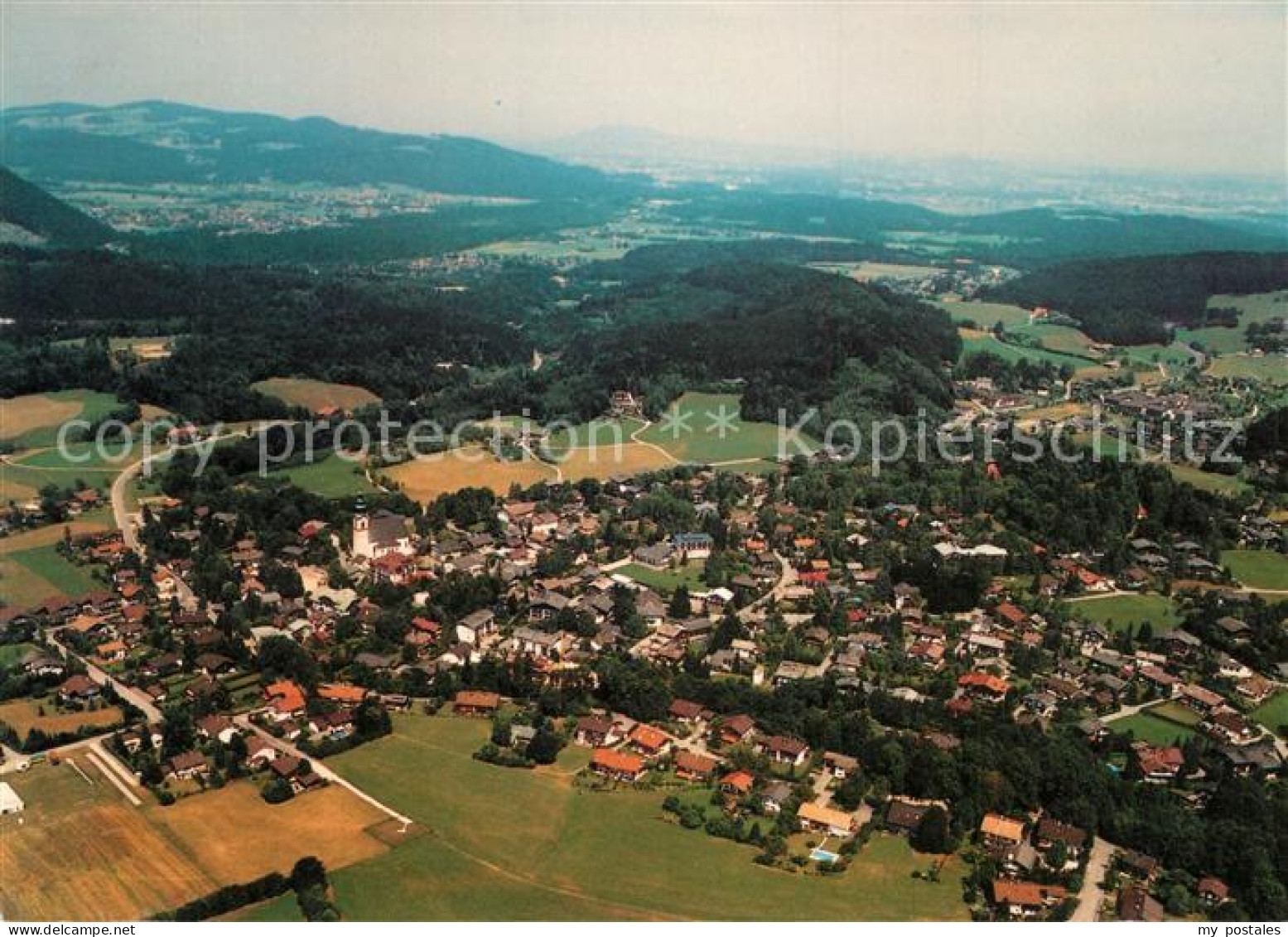 73263932 Grossgmain Fliegeraufnahme Grossgmain - Bad Reichenhall