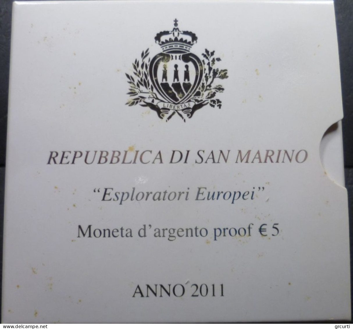 San Marino - 5 Euro 2011 - Esploratori Europei - Antonio E Roberto Pazzaglia - KM# 501 - San Marino